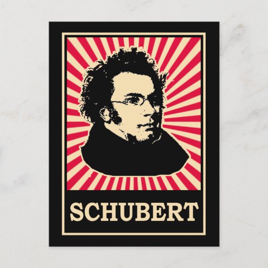 Schubert Briefkaart (Voorkant)