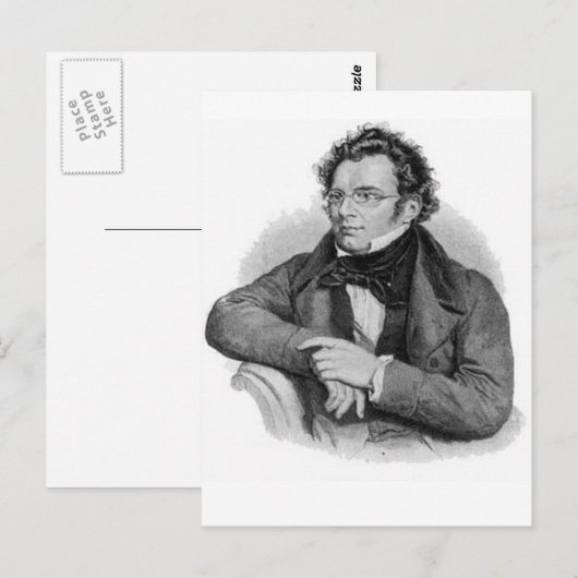 schubert briefkaart (Voorkant / Achterkant)