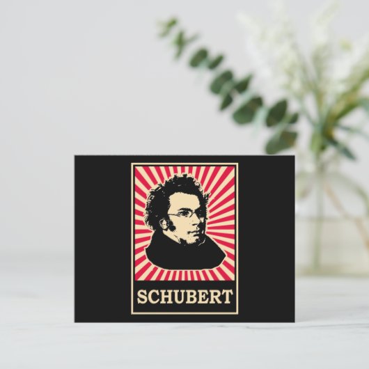Schubert Briefkaart (Staand voorkant)