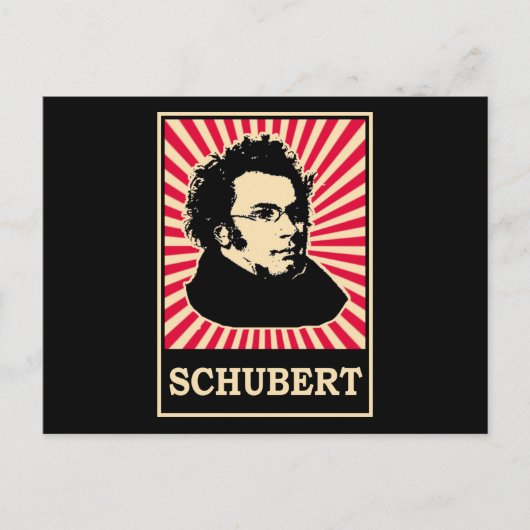 Schubert Briefkaart (Voorkant)