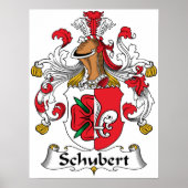 Schubert Family Crest Poster (Voorkant)