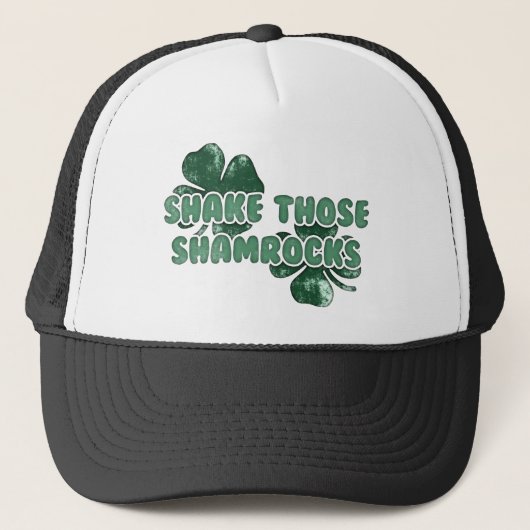 Schud die shamrocks trucker pet (Voorkant)