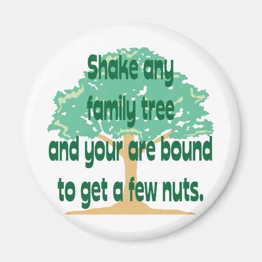 Schud elke stamboom magneet (Voorkant)