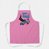 Schud en bak retro geïnspireerd schort (Voorkant)