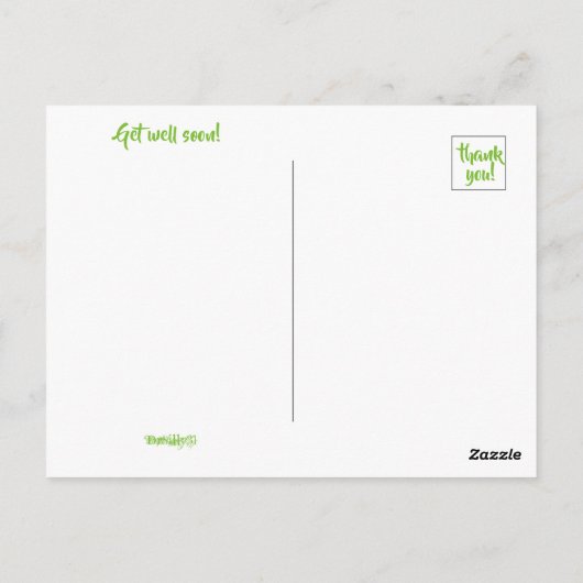 Schud hem eraf briefkaart (Achterkant)