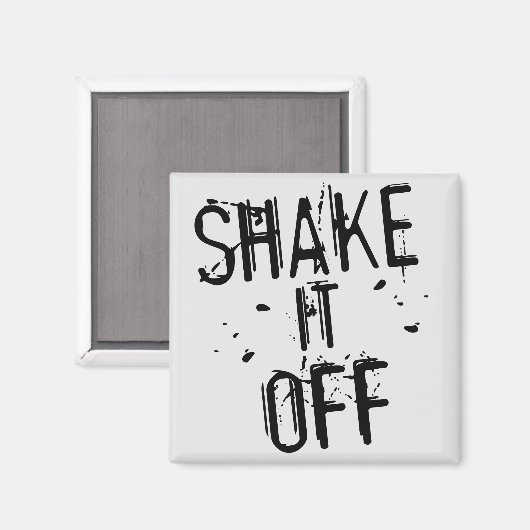 Schud het af magneet (Voorkant / Achterkant)
