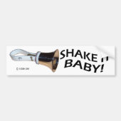 Schud het Baby! Bumpersticker (Voorkant)