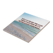 SCHUD HET ZAND! TEGELTJE (Zijkant)