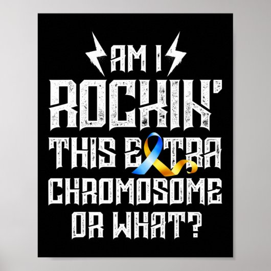 Schud ik deze extra chromosoom flink door elkaar o poster (Voorkant)