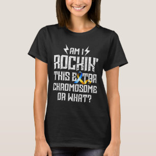 Schud ik deze extra chromosoom flink door elkaar o t-shirt