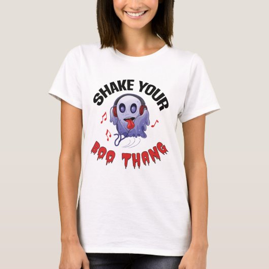 Schud je Boo Thang Ghost T-Shirt (Voorkant)