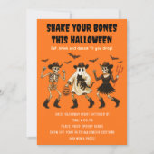 Schud je Botten Halloween-uitnodiging Kaart (Voorkant)