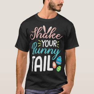 Schud je Bunny Tail Funny Easter Hunt Kinderen T-shirt