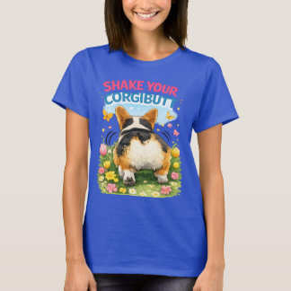 Schud je Corgi-bil – Grappig Corgi Wiegeldesign T-shirt