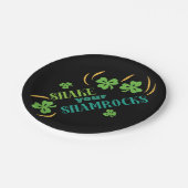 Schud je Shamrocks Papieren Bordje (Gekanteld)