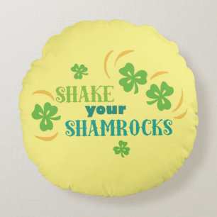 Schud je Shamrocks Rond Kussen