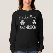 Schud je Shamrocks St Patricks Day Irish Adult H Trui (Voorkant)