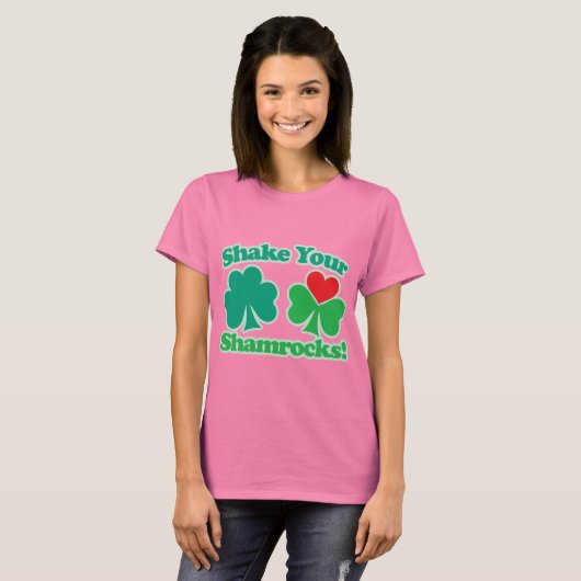 Schud je Shamrocks T-shirt (Voorkant volledig)