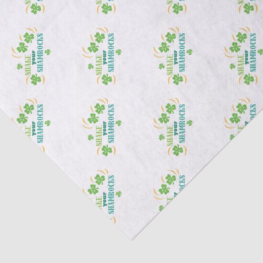 Schud je Shamrocks Tissuepapier (Detail)