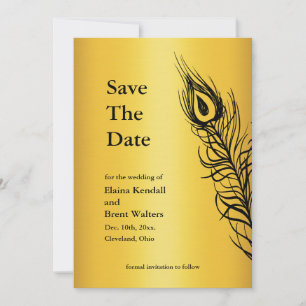 Schud je staartoppersen Sparen het Datumgoud Save The Date