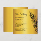 Schud je staartoppervlakken verjaardags kaart (Voorkant / Achterkant)