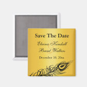 Schud je staartveren met de datum magneet (Voorkant / Achterkant)