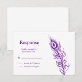 Schud je staartveren RSVP 2 Kaartje (Voorkant / Achterkant)