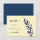 Schud je staartveren RSVP Kaartje (Voorkant / Achterkant)