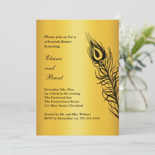 Schud je staartwetsen repetitief dinaal goud kaart (Staand voorkant)