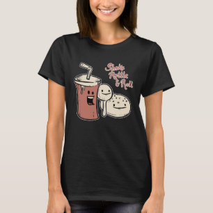 Schud rammelaar en rol foodie t-shirt