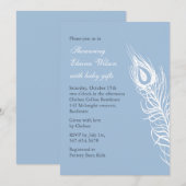 Schud uw Baby shower van de Veer van de Staart (bl Kaart (Voorkant / Achterkant)