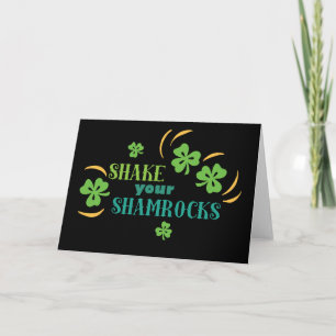 Schud uw Shamrocks Kaart
