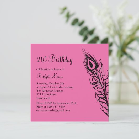 Schud uw staarteveren op de dag van de geboorte (f kaart (Staand voorkant)