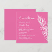 Schud uw staarteveren op de dag van de geboorte (f kaart (Voorkant / Achterkant)