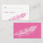 Schud uw staartoppervlak (fuchsie) plaatskaartje (Voorkant / Achterkant)