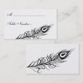 Schud uw staartoppervlak (zilver) plaatskaartje (Voorkant / Achterkant)