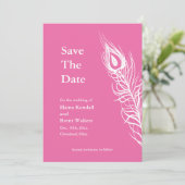 Schud uw staartoppervlakken Save the Date 1 (fuchs (Staand voorkant)