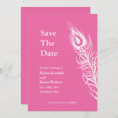 Schud uw staartoppervlakken Save the Date 1 (fuchs (Voorkant / Achterkant)