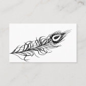 Schud uw Tail Feathers Place Card (wit) Plaatskaartje (Achterkant)