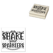 Schud uw vonken  rubberstempel (Gestempeld)