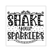 Schud uw vonken  rubberstempel (Afrduk)