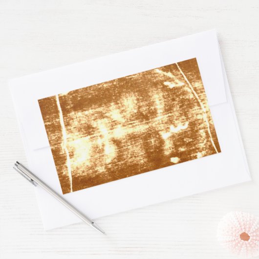 SCHUD VAN TURIN RECHTHOEKIGE STICKER (Envelop)