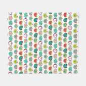 Schudappelpatroon Fleece Deken (Voorkant (Horizontaal))