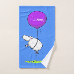 Schudballon cartoon humor illustratie bad handdoek