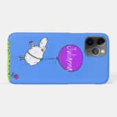 Schudballon cartoon humor illustratie Case-Mate iPhone case (Achterkant (horizontaal))