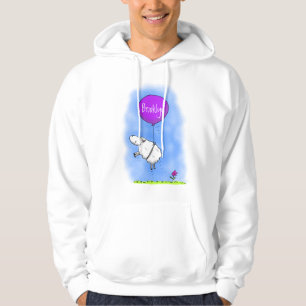Schudballon cartoon humor illustratie hoodie