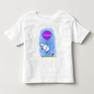 Schudballon cartoon humor illustratie kinder shirts