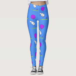 Schudballon cartoon humor illustratie leggings