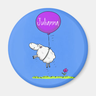 Schudballon cartoon humor illustratie magneet
