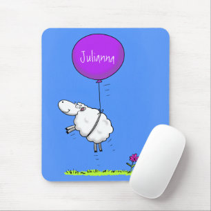 Schudballon cartoon humor illustratie muismat